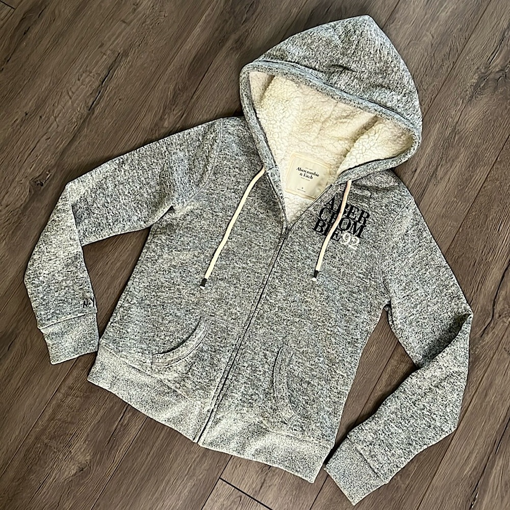 Abercrombie Zipup Sweatshirt Size Medium